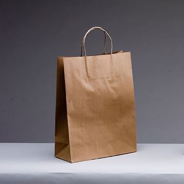 Picture of BAG BROWN BLOCK BOTTOM TAI 350x260+110