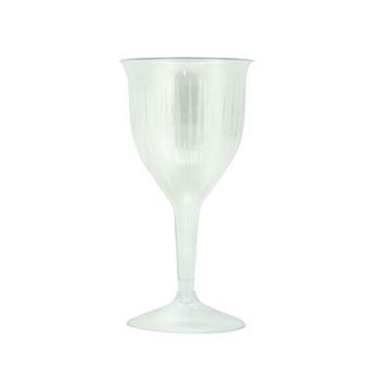 Picture of PLASTIC WINE GLASS ON STEM 150ml 10x10